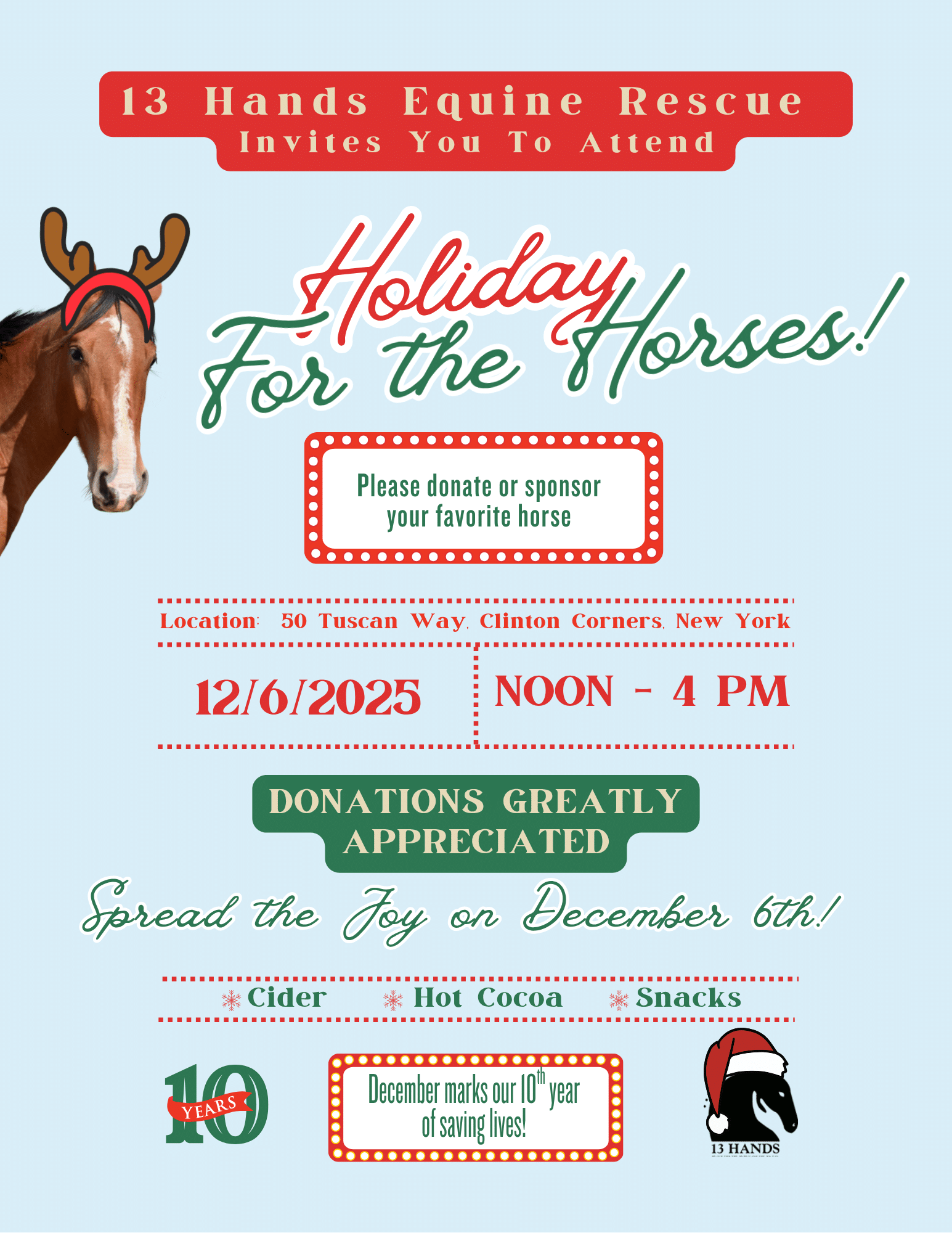 Holiday For the Horses